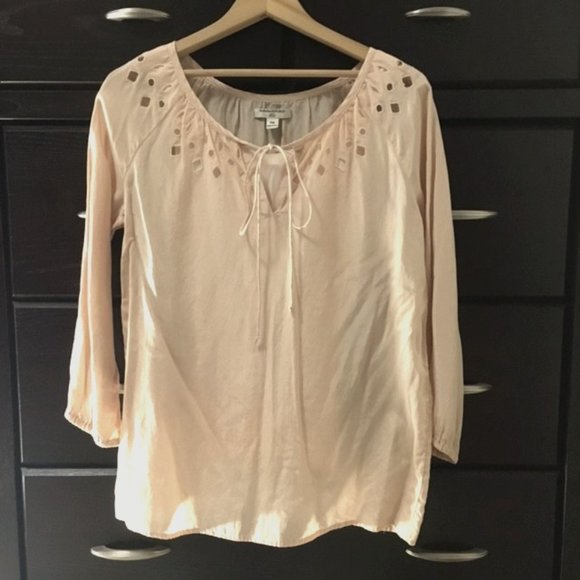 Banana Republic Ballet Pink Poet Blouse + Tank Top - Picture 3 of 10